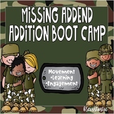 Missing Addend Addition Boot Camp