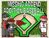 Missing Addend Baseball