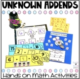 Missing Addend Center Activities and Math Craft