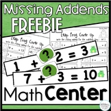 Leap Year Missing Addend Game & Worksheet Free, First Grad