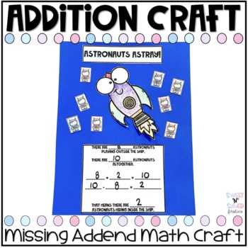 Preview of Missing Addend Math Craft