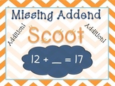 Missing Addend Scoot Game