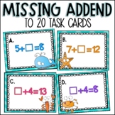 Missing Addends Task Cards