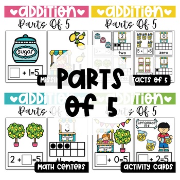 Preview of Addition within 5 | Matching Activity Cards