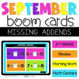 Missing Addends Boom Cards 2nd Grade Digital Task Cards