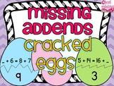 Missing Addends Cracked Eggs Match Up