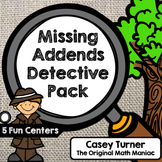 Missing Addends Detective Pack
