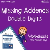 Relate Addition and Subtraction Worksheets, Missing Addend