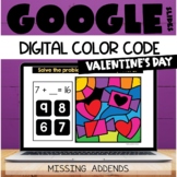 Missing Addends Google Slides Valentine's Day for Google C