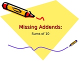 Missing Addends Powerpoint