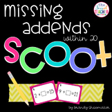 Missing Addends SCOOT! Task Cards: Addition & Subtraction within 20