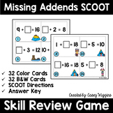 Missing Addends SCOOT, Task Cards, Assessment
