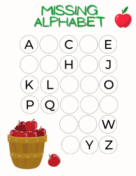 Preview of Missing Alphabet