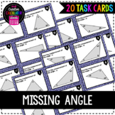 Missing Angle of a Triangle Task Cards + Google Slides™ version