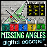 Missing Angles Digital Math Escape Room Activity