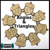Missing Angles & Triangles Activity Thanksgiving Fall Acor