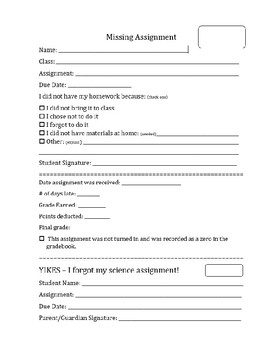 how much does a missing assignment affect your grade