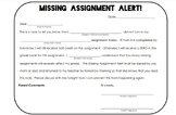 Missing Assignment Alert