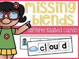 Missing Blends Differentiated Cards