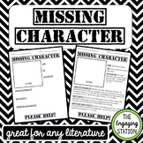 Missing Character Assignment for ANY Literature