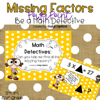 Preview of Missing Factors (FREEBIE) PowerPoint Math Detective