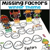 Missing Factors Multiplication Game Unknown Factors Winter