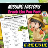 Missing Factors Printable & Digital Crack the Fun Fact Wor