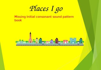 Preview of Missing Initial consonant pattern picture book.