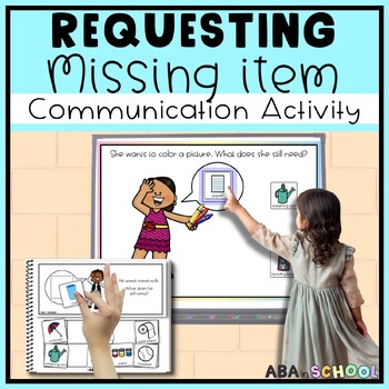 Preview of Missing Item Requesting Activities for Speech Therapy and Special Education