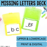 Missing Letter Deck Alphabet Sequencing Activity