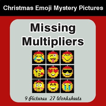 Missing Multipliers - Color By Number Math Mystery Pictures