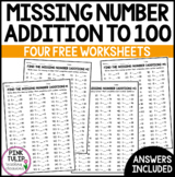 Missing Number Addition Worksheets - Free Worksheets