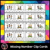 Missing Number Clip Cards