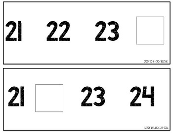 Numbers to 40 interactive worksheet