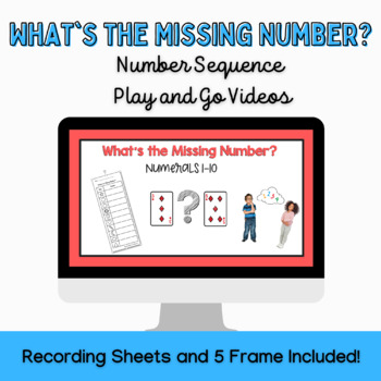 Preview of Missing Number in a Series Interactive Play and Go Video