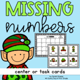 Christmas Elf Missing Numbers Activity
