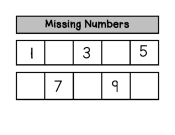 Missing Numbers by Linly D | TPT