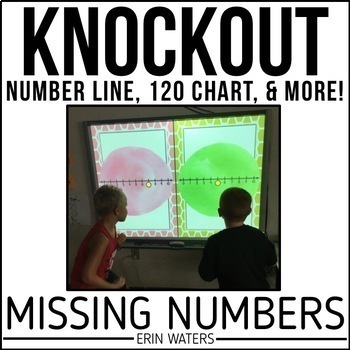 Preview of 100 Chart Game - 120 Chart Game - Find the Missing Number