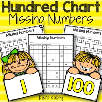 Preview of Missing Numbers: Hundred Charts