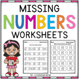 Missing Numbers Sense 1-20 Writing Worksheets Kindergarten