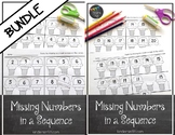 Missing Numbers in a Sequence (1-50); Common Core Aligned