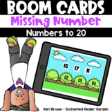 Missing Numbers to 20 Boom Cards™