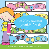 Missing Numbers to 50 Activity Cards