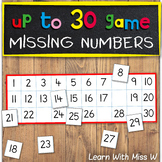 Missing Numbers up to 30 Game