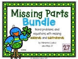 Missing Parts Bundle: Missing addend & subtrahend activiti