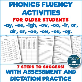 Preview of Phonics for Older Students Decodable Reading Passages Intervention Activities