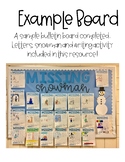 Missing Snowman Writing Activity and Bulletin Board Display