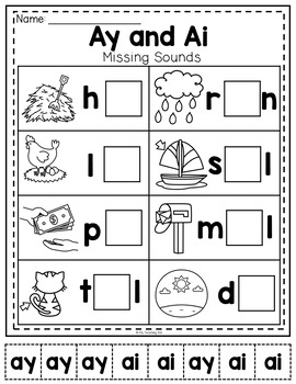 Missing Sounds Phonics Worksheets (Science of Reading Aligned) | TPT