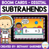 Missing Subtrahends - Boom Cards - Digital