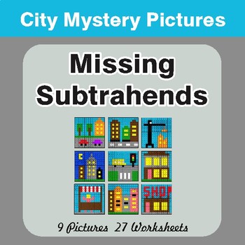 Missing Subtrahends - Color-By-Number Math Mystery Pictures